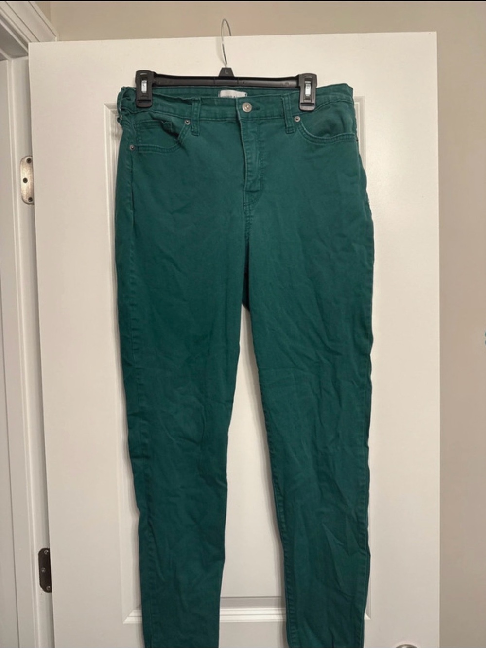 Women’s Teal Green Slim Jeans